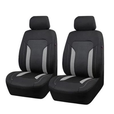 Car Front Seat Covers Cushion Protector Breathable Mesh Fabric Accessories 2Pcs - Image 1 of 4