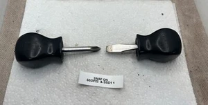 Snap on Flat & Phillips Stubby Screwdrivers SSD1, SSDP22 NO.2 - Picture 1 of 12