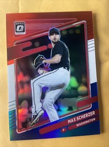 2021 Optic Maz Sherzer Red White Blue Prizm /199 - Imagen 1 de 3