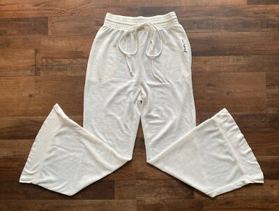 Pantalones de salón Free People Intimately XS Cool Girl acampanados pierna ancha blancos soñar Foto 1 de 4