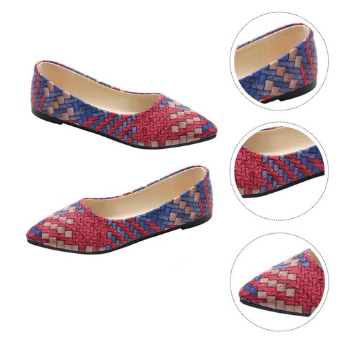 MBT Scarpe donna tacco piatto donna on pantofole punta aperta per