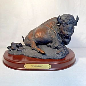 CR Morrison 1997 "PRAIRIE BOSS" #A0242 By Montana Silversmiths RARE - Picture 1 of 13