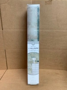 NuWallpaper 30.75- sq ft Blue Vinyl Wood Self-Adhesive Peel and Stick Wallpaper - Picture 1 of 7