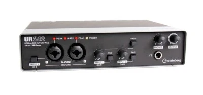 Steinberg UR242 4x2 USB 2.0 Computer Audio Interface with Cubase LE - Image 1 of 2