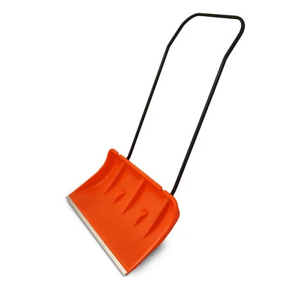 Schneeschieber Schneeschild Schneeschippe mit Bügelgriff 80cm Orange 1x BITUXX - Bild 1 von 4