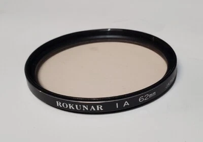 Nice Vintage ROKUNAR I A  62MM Lens  FILTER - Image 1 of 3