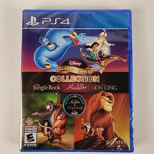 Disney Classic Games Collection (PS4) - Aladdin, Lion King, Jungle Book - NEW - Picture 1 of 8