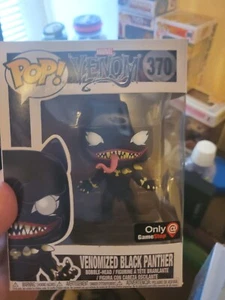Funko Pop Marvel Venom Venomized Black Panther #370 Gamestop With Protector - Bild 1 von 1