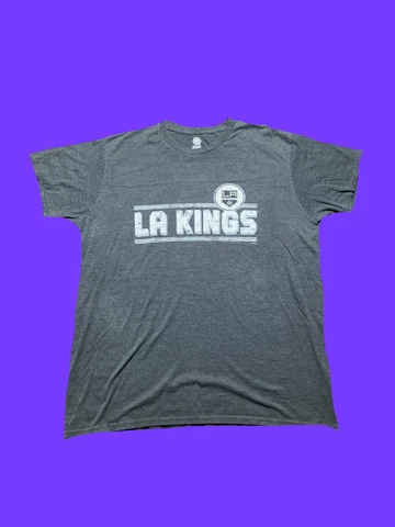 Los Angeles Kings LA NHL Hockey T Shirt Mens Size XL Gray Cover