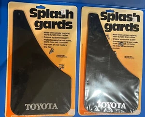Lot of 2 Pairs (4 Flaps) Vintage Toyota 1978 Powerflow Splash Guards Mudflats - Picture 1 of 11