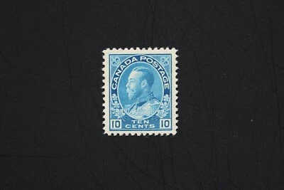 Canada #117ii 10c OG MH-VF Light Blue King George V "Admiral" Issue. - Image 1 of 2