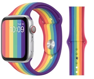 Original Apple Sport Armband S/M + M/L 38/40/41mm MY1X2ZM/A Pride Edition 2020 - Bild 1 von 1