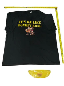 Vintage RARE Nintendo Retail Promo Donkey Kong BUNDLE XL NFR VHTF T-SHIRT - Picture 1 of 5