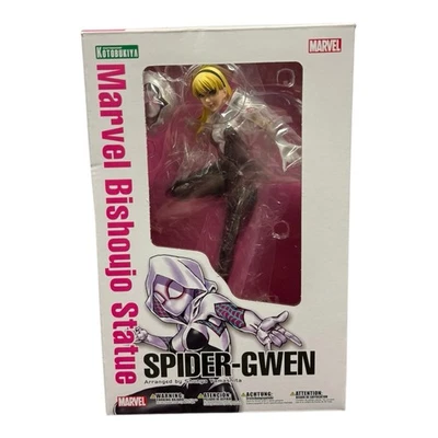 Estatua Kotobukiya Marvel Bishoujo Spider-Gwen Primera Edición Nueva Precintada Foto 1 de 4
