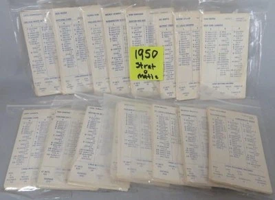 Strat-O-Matic : MLB PRO BASEBALL 1950 Season Player Cards (Blue/Black Back) - Image 1 of 4
