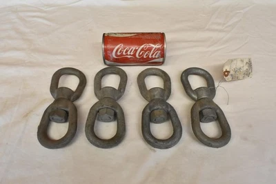 4 Campbell 272-g 1/2" ojo y ojo giratorio gota forjado acero al carbono galvanizado nuevo Foto 1 de 4