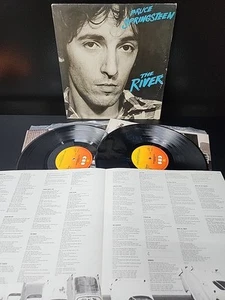 Bruce Springsteen The River 2lp Vinyl 1st Europe 1980 Press W/Book/Inserts VG/EX - Picture 1 of 18