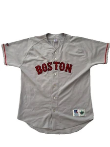 Boston Red Sox Russell Athletic Jersey #5 Nomar Garciaparra Sz 48 XL Made in USA - Picture 1 of 7