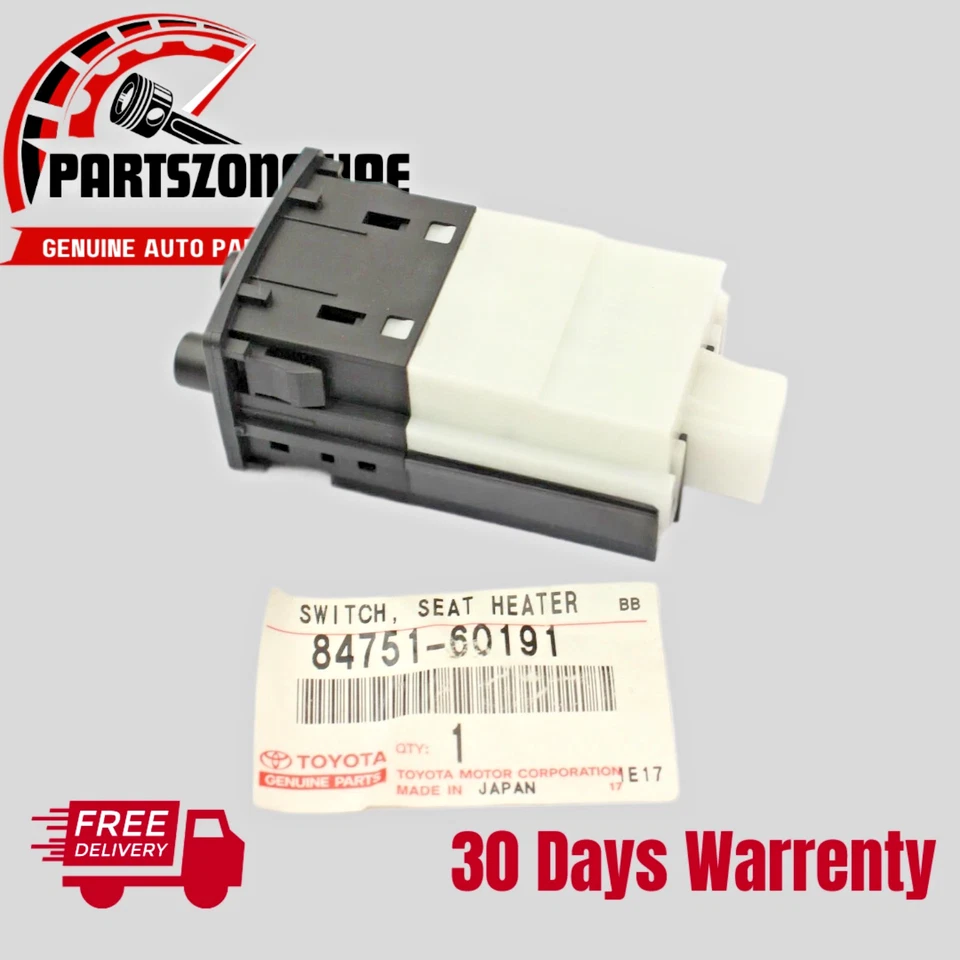 84751-60191 Juego de interruptor de calefacción genuino Toyota Land Cruiser 2008-2011 OEM Foto 1 de 1