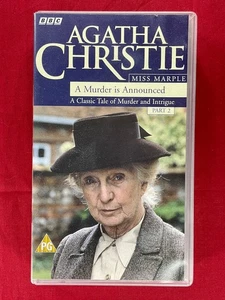 Agatha Christie Miss Marple A Murder is Announced Part 2 VHS video - Picture 1 of 3