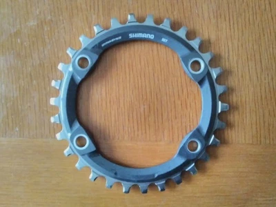 Shimano Deore XT M8000 11 Speed Chainring 30 Tooth  96 bcd CRM81 Single Ring - Image 1 of 2