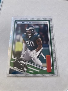 2025 Score Football Hobby Scorecard #64 Jalen Carter Eagles - Bild 1 von 1