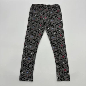Disney Junior Vampirina Leggings Girls Size 6 Gray Print Logo Aop.#29393 - Picture 1 of 7