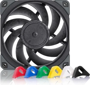 Noctua NF-A12x25 PWM chromax.black.swap, Premium Quiet Fan, 4-Pin (120mm, Black) - Photo 1/8