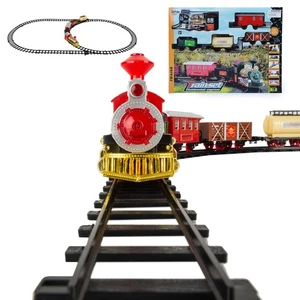 Colorful 16Pc Rocky Train Adventure Set w/ Sounds Lights 53x30in Play Area - Picture 1 of 6