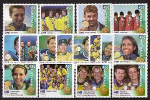 AUSTRALIA 2000 OLYMPIC GAMES WINNERS SET OF 16 FINE USED - Picture 1 of 1