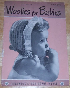 Vintage 1948 #245 BABY WOOLIES PATRONES Clark's O.N.T. J.&P. Abrigos Magazaine S2 - Imagen 1 de 1