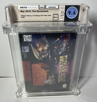 War 3010: The Revolution Super Nintendo SNES WATA 9.6A++ SEALED - Image 1 of 2