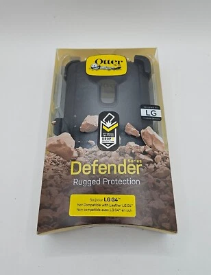OtterBox DEFENDER Series Case w/ Holster for LG G4 - Black 1174 - Image 1 of 4