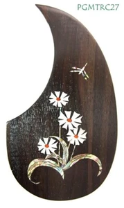 Acoustic Classical Guitar inlay Rosewood Pickguard Adhesive Tape Back PGMTRC27 - Picture 1 of 5