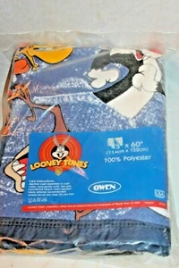 NEW IN PACKAGE VINTAGE 1999 TWEETY LOONEY TUNES 45" 60" POLYESTER BLANKET - Picture 1 of 4