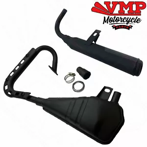 Yamaha PW50 Exhaust System Pipe Manifold Silencer Front Back Peewee PY50 G50T - Picture 1 of 5