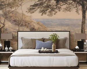 Beautiful Forest on a Hill in the Countryside Wallpaper Murals - Picture 1 of 9
