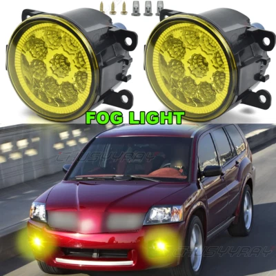 Par de luces antiniebla para parachoques delanteras con lente transparente Mitsubishi Mirage 2007-2019 Foto 1 de 4