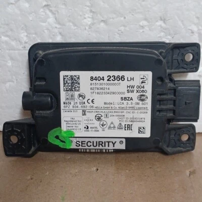 2018 - 2020 Chevrolet Traverse Left Blind Spot Assist Module 84042366 (2436) - Image 1 of 3