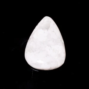 23.6 Carat Natural White Howlite Cabochon Pear Loose Gemstone for Jewelry Making - Picture 1 of 2