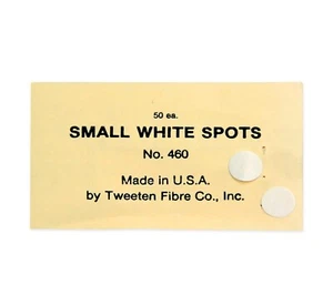10 x Tweeten WHITE Snooker Pool Table Spot Marking Stickers 12.5mm Self Adhesive - Picture 1 of 1