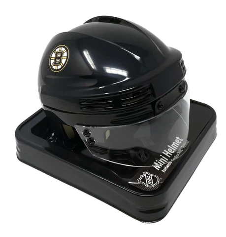 BOSTON BRUINS NHL LICENSED BLACK MINI HELMET Cover