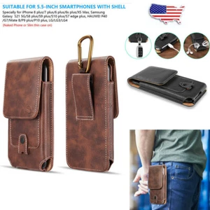 For Apple iPhone XS 11 12 13 Pro Max 6 7 8  Plus Case Cover Belt Clip Holster - Picture 1 of 14