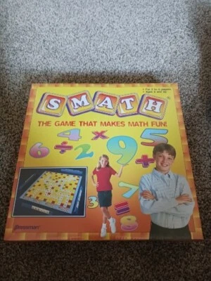 NEW Math Board Game - SMath - 2 Levels of Play Educational SEALED Age 6+ - Image 1 of 4