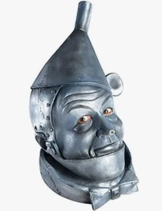 Tin Man Mask - Wizard of Oz - Latex - Silver - Costume Accessory - Adult Teen - Picture 1 of 1