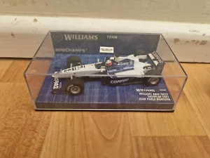 MINICHAMPS 1/43 WILLIAMS BMW FW22 JUAN PABLO MONTOYA SHOWCAR 2001 DIECAST F1 CAR - Picture 1 of 3