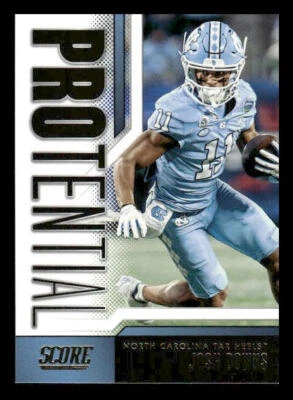 2023 Score #11 Josh Downs Rookie Protential North Carolina Tar Heels - Image 1 of 2