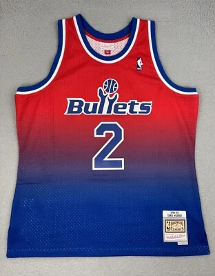 Mitchell & Ness Washington Bullets Jersey Mens XL HWC Swingman Chris Webber - Image 1 of 4