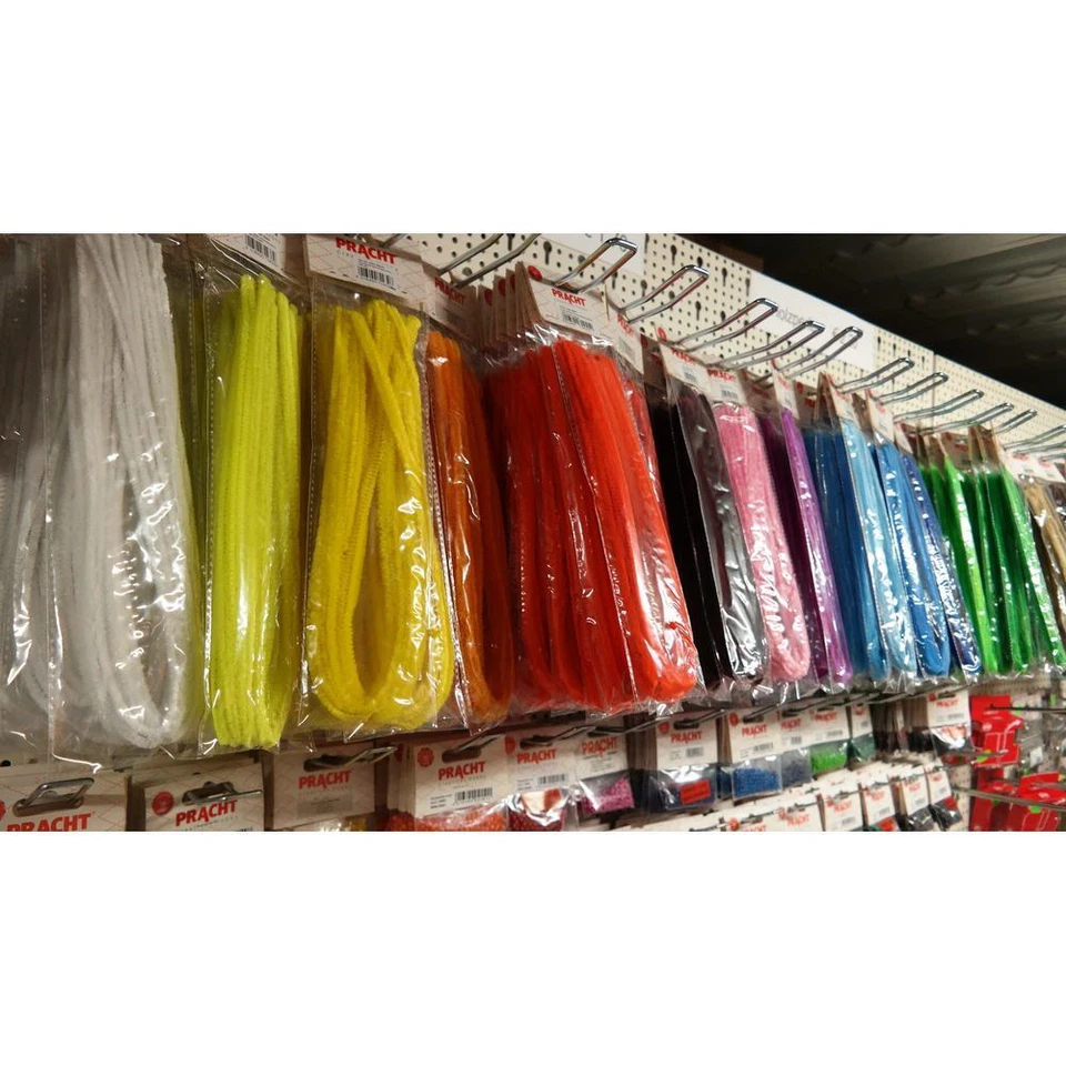 Chenilledraht extra flauschig 9x500 mm Biegeplüsch Pfeifenputzer  - Bild 1 von 1