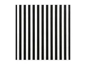 Black & White Stripe Paper Napkins - Pirate Party Napkins -Kids Party-Pack of 20 - Picture 1 of 6